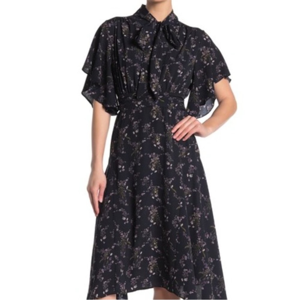Nordstrom Max Studio Floral Midi Dress